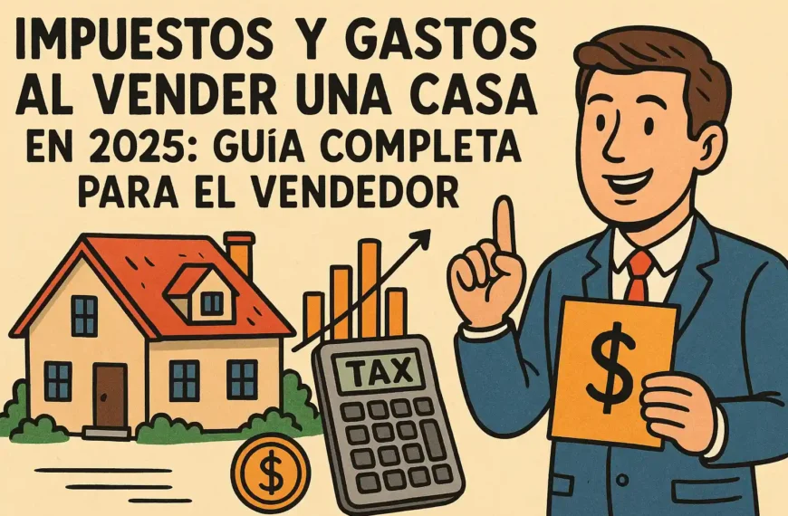 Impuestos y gastos al vender una casa en 2025: guía completa para el vendedor